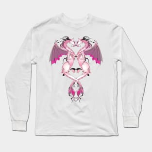 Pink Love Dragons Long Sleeve T-Shirt